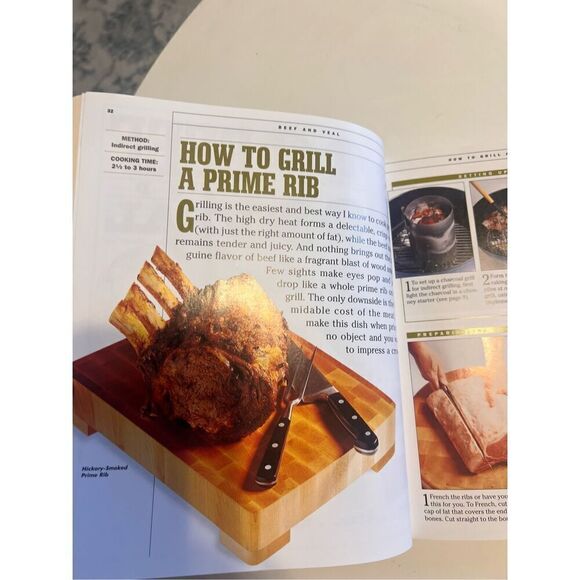 How To Grill By Steven Raichlen Softcover BBQ Techniques Recipe Book Grill Smoke - Picture 8 of 10